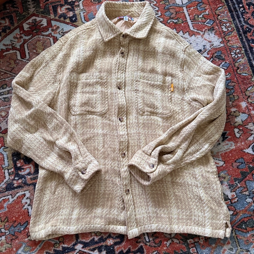Urban Outfitters Exploded Twill Work Overshirt